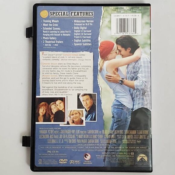 Elizabethtown (2005 Film) Romance/Comedy [DVD] - Picture 5 of 5